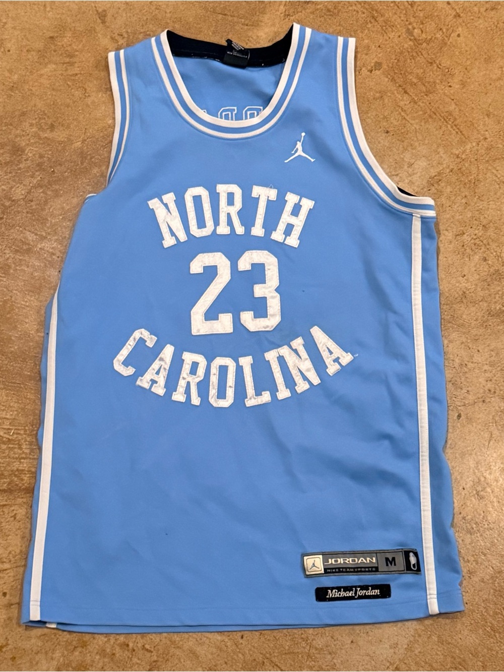 Michael Jordan UNC Nike North Carolina Tar Heels Authentic Jersey Sz M VTG Y2K